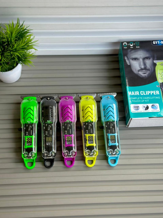 GYT-999 Transparent Professional Hair Clipper & Trimmer | Randomly