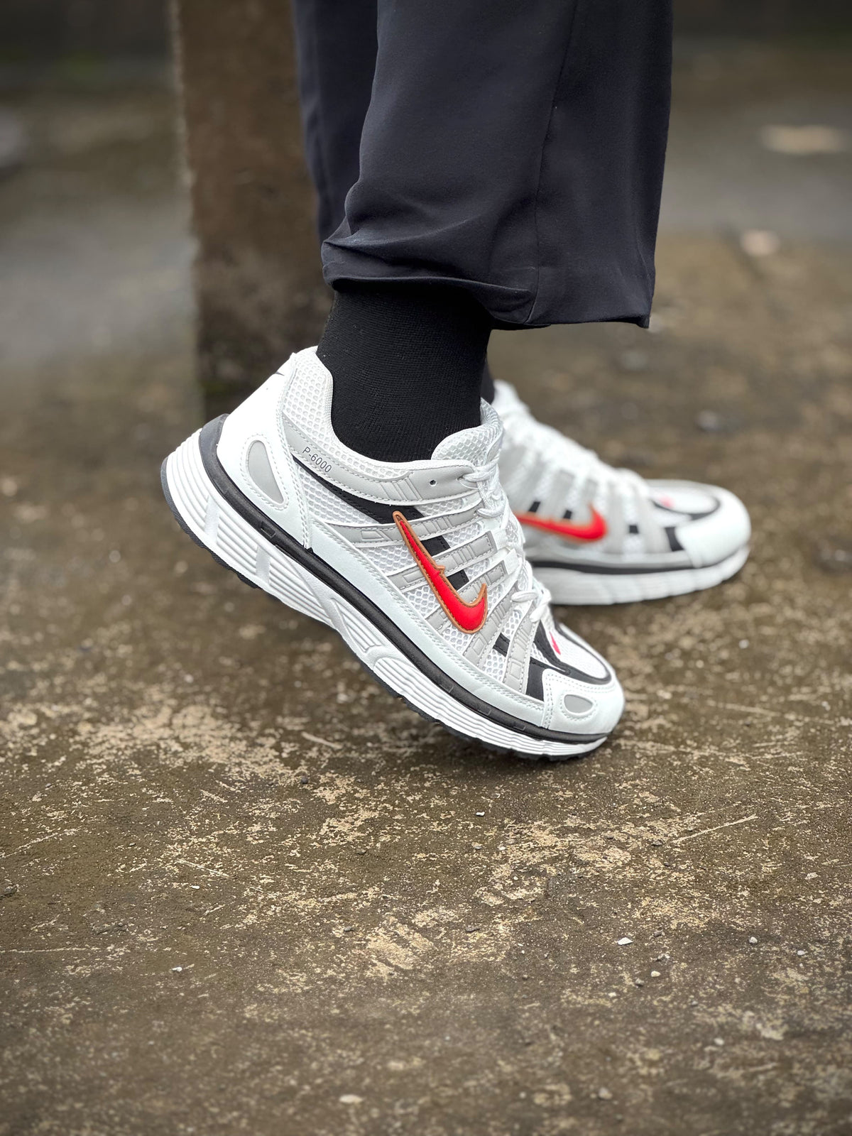 Nike P-6000 “White/University Red/Black”