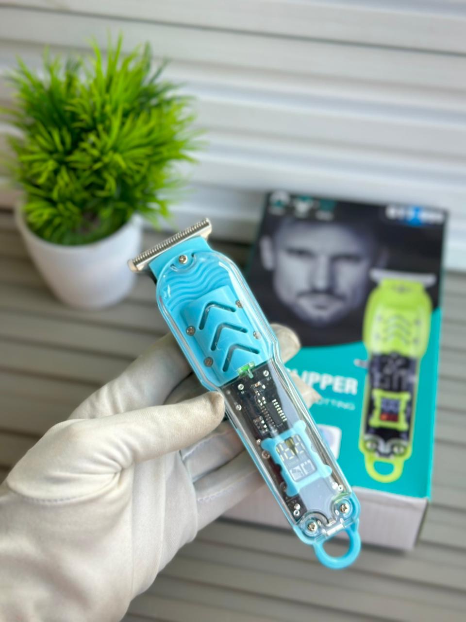 GYT-999 Transparent Professional Hair Clipper & Trimmer | Randomly