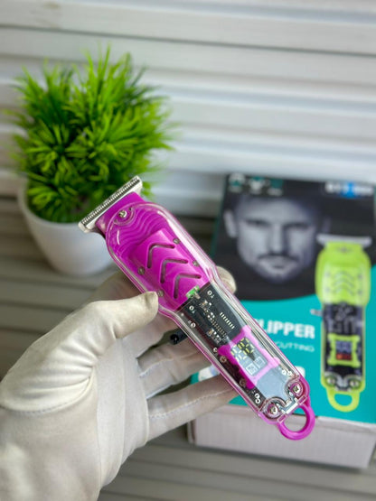 GYT-999 Transparent Professional Hair Clipper & Trimmer | Randomly