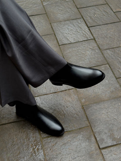 Zara Collection Smooth Leather Chelsea Boots