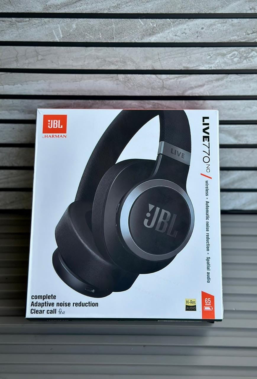 JBL Live 770NC Wireless Over-Ear Headphones – Premium Noise Cancelling &amp; Spatial Audio