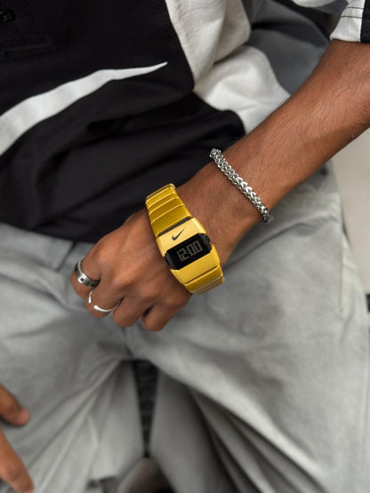 This Nike watch blends sporty style with a bold, futuristic design that stands out effortlessly.