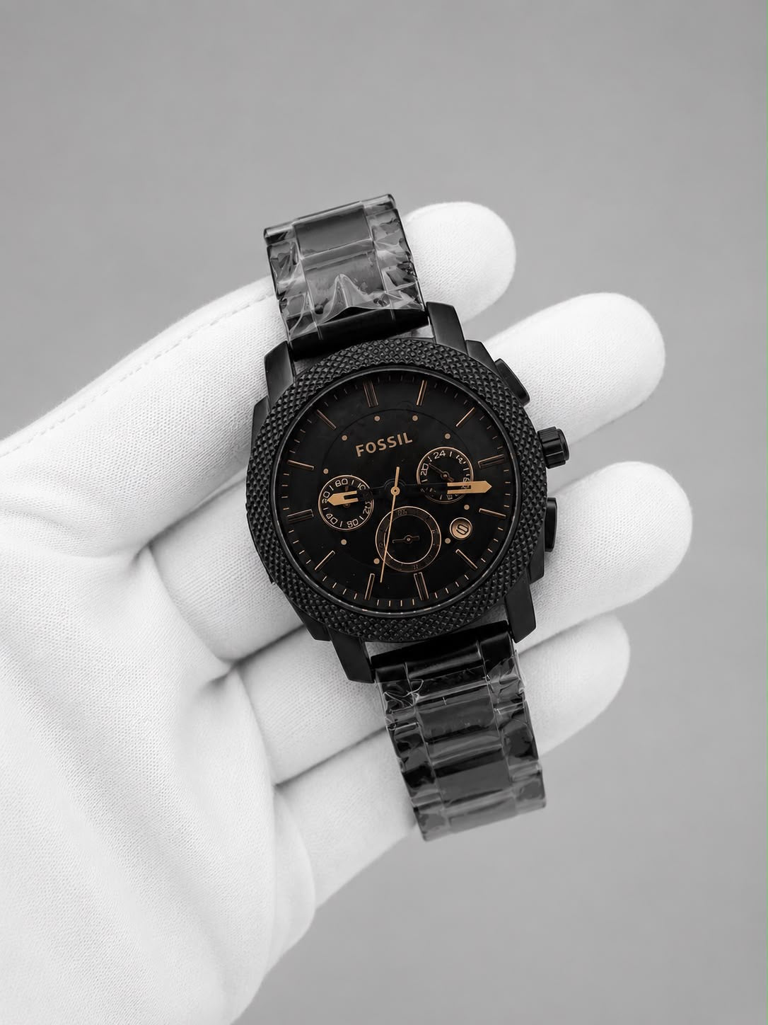 Fossil Machine Chronograph Black Dial Watch