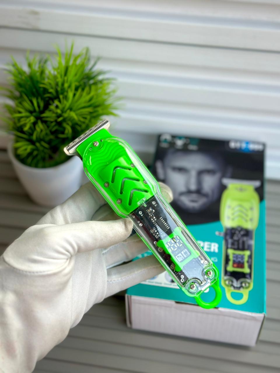 GYT-999 Transparent Professional Hair Clipper & Trimmer | Randomly