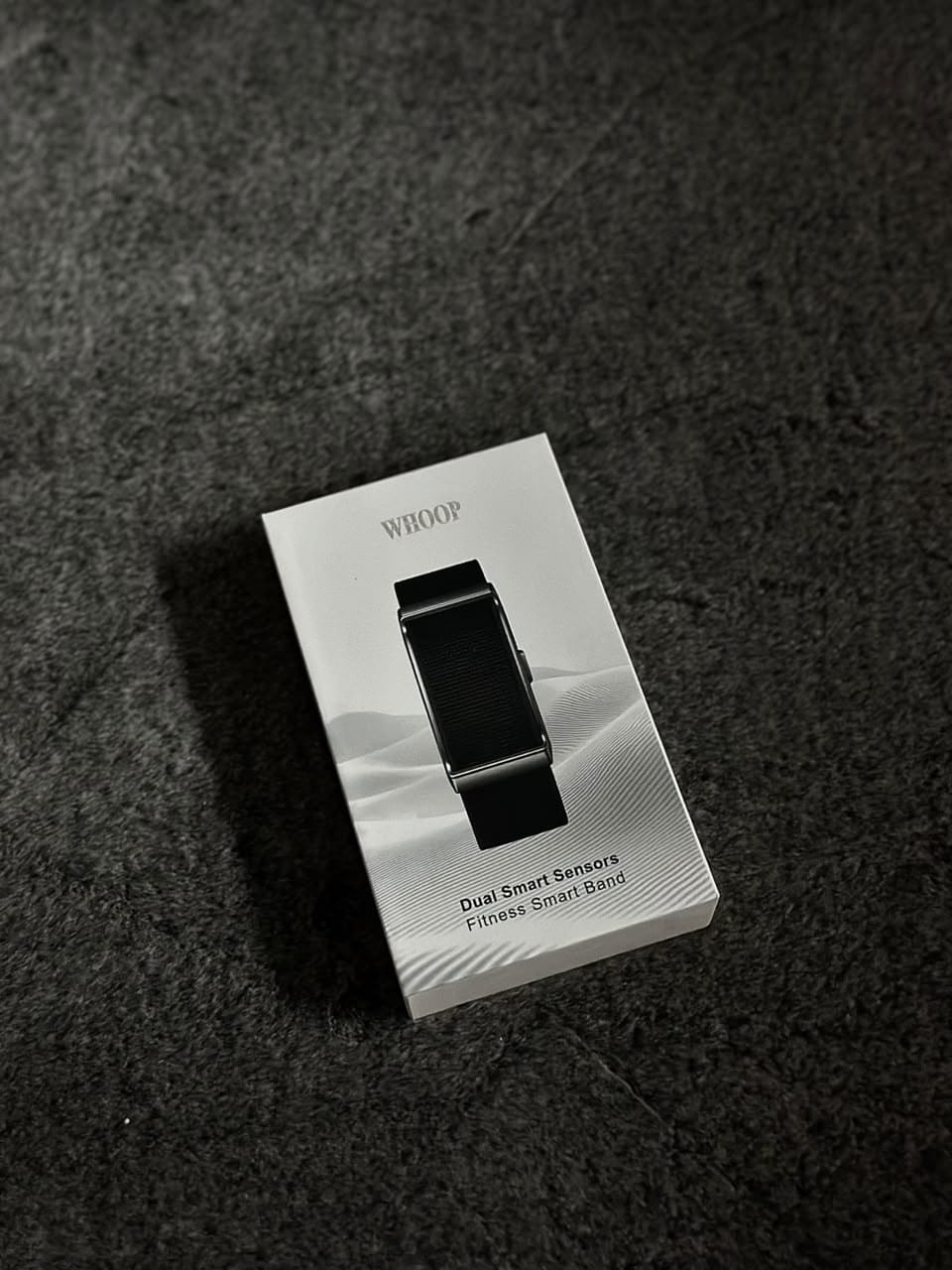 WHOOP Fitness Tracker Band – Screenless Health & Recovery Monitor | Black Nylon Strap