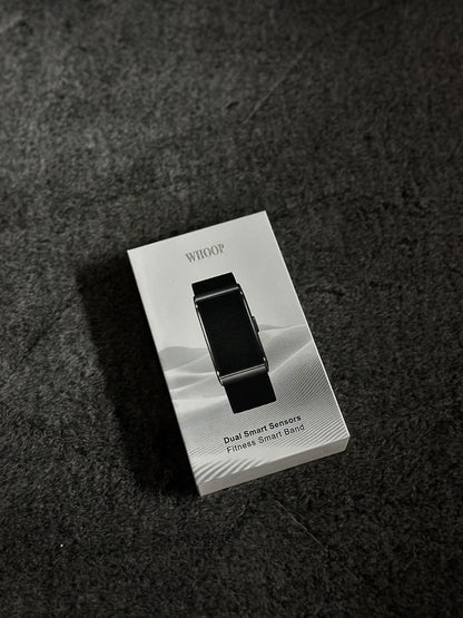 WHOOP Fitness Tracker Band – Screenless Health & Recovery Monitor | Black Nylon Strap